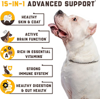 Dukungan imun keseluruhan suplemen Vitamin anjing kunyah anjing suplemen Vitamin kesehatan multivitamin tablet Vitamin anjing