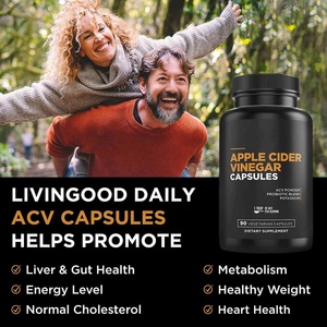 Label pribadi ACV keton BHB pembakar lemak kapsul cuka pelangsing suplemen kecantikan dewasa tablet suplemen dapat disesuaikan - Product Image 5