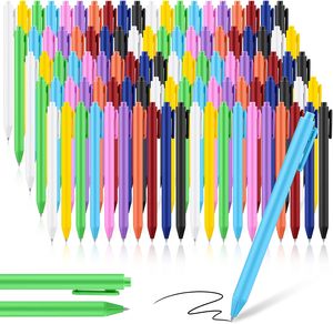 Customizable Macaron Gel Pen Bulk 0.5mm Fine Tip Plastic Black Ink UV Printing Smooth Writing for Students' Stationery - Product Image 1