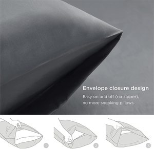 Tốt Nhất Bán 100% Tấm Lụa Áo Gối Bộ Tùy Chỉnh Vỏ Gối Nhà Khách Sạn Vải Mềm Có Sẵn Vua Twin Giáng Sinh <span class=keywords><strong>Comforter</strong></span> - Product Image 3