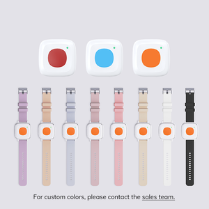 Alarma SOS para ancianos en hospitales, rastreador inteligente inalámbrico con botón de pánico SOS para niños y adultos mayores - Product Image 1