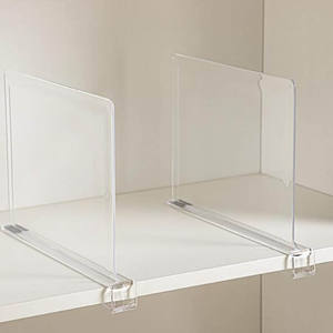 Soportes <span class=keywords><strong>de</strong></span> almacenamiento <span class=keywords><strong>de</strong></span> plástico personalizados <span class=keywords><strong>de</strong></span> gran tamaño, estantes para armario <span class=keywords><strong>de</strong></span> casa, divisores <span class=keywords><strong>de</strong></span> estantes <span class=keywords><strong>de</strong></span> libros <span class=keywords><strong>de</strong></span> acrílico transparente - Product Image 6