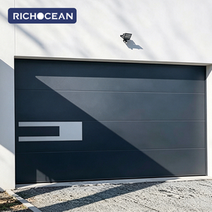 Portes <span class=keywords><strong>de</strong></span> <span class=keywords><strong>garage</strong></span> classiques en acier RICHOCEAN, couleur bois grainé, isolées avec panneaux sandwich en mousse, <span class=keywords><strong>porte</strong></span> <span class=keywords><strong>de</strong></span> <span class=keywords><strong>garage</strong></span> électrique - Product Image 6