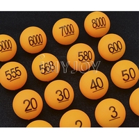 Balles de loterie colorées de 4cm de diamètre 2/4/6 côtés pour Machine de jeu de loterie