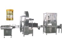 Machine de remplissage et d'emballage automatique à double tarière pour bidon de lait en poudre pour aliments pour nourrissons et bébés