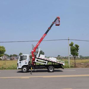 รถเครนติดตั้งบนรถบรรทุก Dongfeng D6 ขนาด 4*2 ตัน พร้อมเครนบูมตรง 4 ตัน และตะกร้าทำงาน เหมาะสำหรับงานเทศบาล - Product Image 3