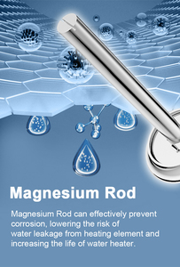 Thermostat plat haut de gamme 30L/50L chauffe-eau électrique appareil ménager Geyser stockage 2000W - Product Image 5