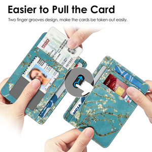 <span class=keywords><strong>Portefeuille</strong></span> intelligent RFID en cuir PU de gros, avec mini porte-cartes, pour hommes, idéal pour les cartes de visite - Product Image 4