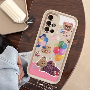 Cartoon Bear Anti-impronte antiurto liquido TPU custodia morbida <span class=keywords><strong>per</strong></span> telefono <span class=keywords><strong>per</strong></span> <span class=keywords><strong>Samsung</strong></span> A53 <span class=keywords><strong>A13</strong></span> S22 S23 S24 S25 Plus Ultra - Product Image 5