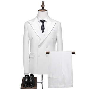 <span class=keywords><strong>Costume</strong></span> <span class=keywords><strong>Homme</strong></span> 3 Pièces Double Boutonnage Double Fente <span class=keywords><strong>Costume</strong></span> de <span class=keywords><strong>Mariage</strong></span> <span class=keywords><strong>Costume</strong></span> d'Hôte Fashionbisou - Product Image 2