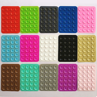 Support Téléphone Adhésif à Ventouse en Silicone Compatible avec les Coques iPhone et Android, Support Antidérapant pour Accessoire Mobile