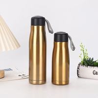 Thermos isotherme en acier inoxydable de luxe populaire, logo personnalisé, 500 ml, isolation thermique de 12 à 24 heures pour les voyages