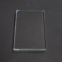 Verre trempé transparent ultra-blanc 6 mm rectangulaire, résistant aux hautes températures, excellente conductivité thermique
