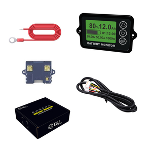Monitor de Batería Inteligente EJ-BC10 10V-80V para Paquetes de Baterías con Pantalla LCD, Shunt 75A/150A/500A, Medidor SOC de Alta Precisión - Product Image 1