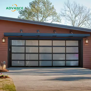 Porte <span class=keywords><strong>de</strong></span> <span class=keywords><strong>garage</strong></span> en verre aluminium moderne <span class=keywords><strong>de</strong></span> haute qualité avec système <span class=keywords><strong>de</strong></span> levage intelligent, cadre anti-corrosion et design é<span class=keywords><strong>l</strong></span>égant - Product Image 1