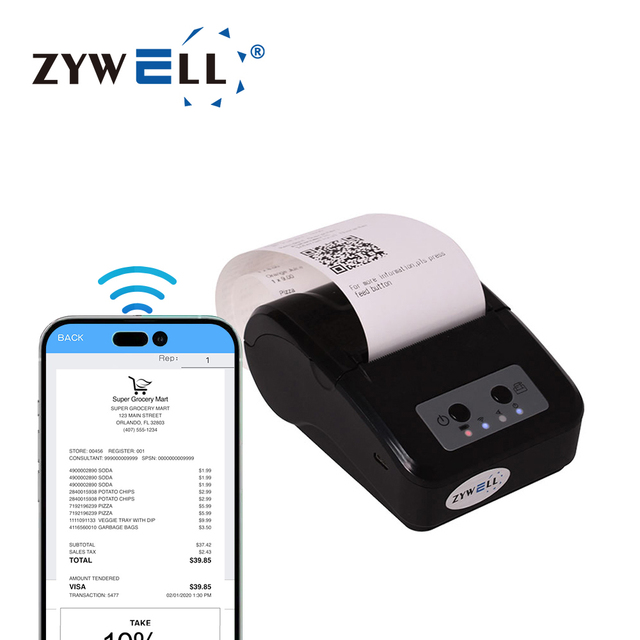 Portable Wireless Billing Printer Mini WIFI Thermal Receipt Printer Cheapest 58mm Printer