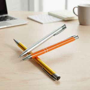 Stylo bille en métal personnalisable avec logo, impression de logo de marque, cadeau promotionnel, stylo publicitaire personnalisé - Product Image 4