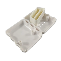 Connecteur OBD SETOCONT blanc ST-SOH-011 avec bornes mâles plaquées or 16 broches, couvercle OBDII, boîtier OBD2