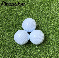Balle de golf à deux couches, balle de golf blanche à deux couches en Surlyn, balle de golf d'entraînement à deux couches