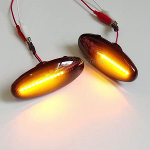 Dinámica ámbar para <span class=keywords><strong>Nissan</strong></span> Navara D22 NP300 1998-2005 Datsun frontera Fiera camioneta Terrano Skystar LED lado marcador Luz - Product Image 6