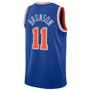 Camiseta de Baloncesto para Hombre Cosida de Alta Calidad al por Mayor, Nueva <span class=keywords><strong>York</strong></span> # 11 Jalen Brunson # 32 Karl-Anthony Towns # 33 Patrick Ewing - Product Image 3
