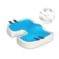 Coussin de siège en mousse à mémoire de forme Anjuny en forme de U, soulagement de la douleur du coccyx, refroidissement estival, tissu amovible et lavable pour sièges de voiture
