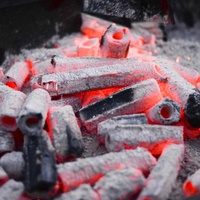 Charbon de bois hexagonal pour chicha, fête en plein air, grand format premium, boîte de 12 kg, standard, sans fumée, sans flamme, écologique
