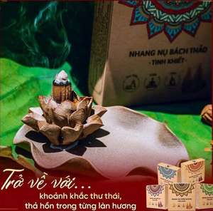 Natural Organic Eco-Friendly Herbal <b>Cone</b> <b>Incense</b> Made Traditional Ingredients Long-lasting Handmade Aromatherapy <b>Backflow</b> Pack - Product Image 6