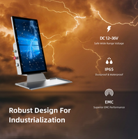 21.5 pouces 16:9 1920x1080 IP65 panneau de bras pivotant industriel écran tactile Lcd moniteur tactile capacitif mural pour CNC