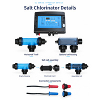 Système de chlorination de piscine TSPK de haute qualité en PVC et ABS avec accessoires et outils de désinfection et de filtration pour piscine