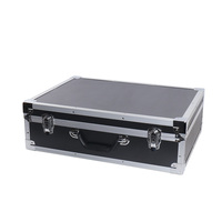 Boîte à outils professionnelle en aluminium portable, personnalisable, OEM, durable, avec un design léger et des options de couleur personnalisées