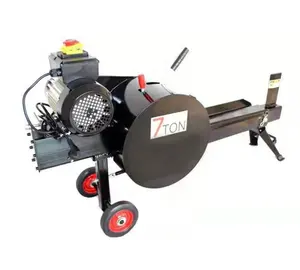 Fast electric hydraulic vertical wood log splitter