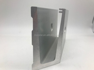 <span class=keywords><strong>Ringhiera</strong></span> in Vetro Senza Telaio per Balcone con Base a Canale a U Regolabile in Alluminio - Product Image 3