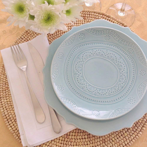 ผ้าเช็ดปากบนโต๊ะแบบเย็บริมผ้าลินินสไตล์ฝรั่งเศสสีขาวธรรมชาติสำหรับงานแต่งงานในร้านอาหาร - Product Image 5