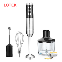 Stilte elektrische staafmixer met variabele snelheid & automatische functie, draagbare smoothiemaker voor huishoudelijk & buitengebruik