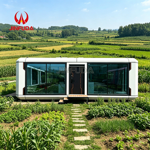 Cabine capsule spatiale moderne préfabriquée en acier écologique compatible avec les panneaux solaires pour usage familial hors réseau dans une villa ou un <span class=keywords><strong>appartement</strong></span> - Product Image 1