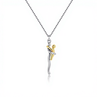 Collier ajustable en argent sterling 925 avec pendentif diamant pour fiançailles et mariage