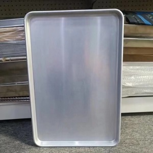 Plaque <span class=keywords><strong>de</strong></span> <span class=keywords><strong>cuisson</strong></span> rectangulaire professionnelle antiadhésive en aluminium 60x40 cm pour <span class=keywords><strong>four</strong></span>, idéale pour le pain, les biscuits et les desserts - Product Image 1