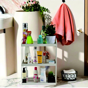 Cesta organizadora de almacenamiento de metal de primera calidad para el hogar, oficina, cocina, estante de almacenamiento único - Product Image 1