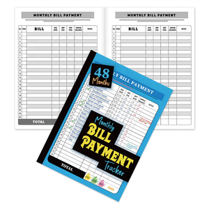 Organisateur de documents financiers sur 48 mois, carnet de gestion des factures, carnet de suivi des dépenses, excellent pour suivre les dépenses - Product Image 3