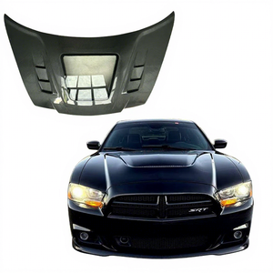 Cofano in Fibra di Carbonio per Dodge Charger SRT 2008-2014, Nero, Facile <span class=keywords><strong>Installazione</strong></span>, Vendita Diretta dalla Fabbrica - Product Image 1