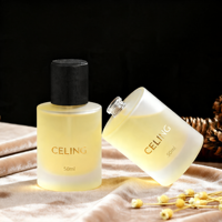 Flacon de parfum en verre de luxe avec pulvérisateur, 30ML 50ML 100ML, nouveau design avec couvercle sphérique et boîte