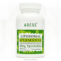 Complément de Spermidine OEM hautement absorbable, extrait de blé fermenté efficace, capsule molle, complément à base de plantes pour améliorer l'immunité