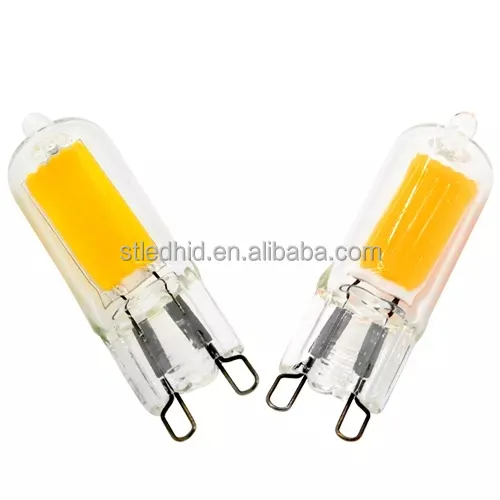 LED Bulb G4 G9 2W 3.5W 4.5W COB Glass High Efficiency Full Power Light Replacement 40W Halogen Bulb