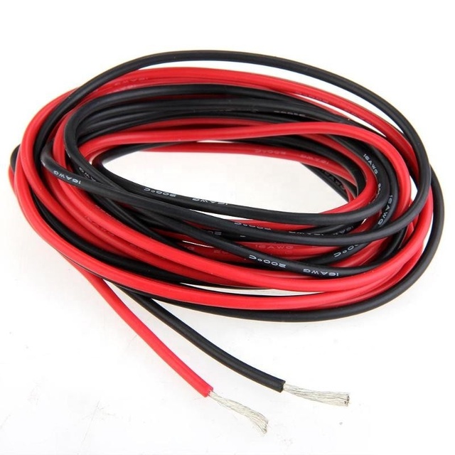 High Flexible Tinned Copper Single Core 4 6 8 10 12 14 18 24 AWG Silicone Wire Cable