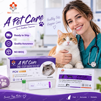 Kit de test rapide du calicivirus félin (FCV) pour chats, test de diagnostic vétérinaire, prêt à être expédié