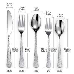 Offre Spéciale : Ensemble de Couverts Argentés Économiques pour Restaurant – Cuillères, Fourchettes et Couteaux en Acier Inoxydable Poli Miroir pour Mariages et Événements - Product Image 6