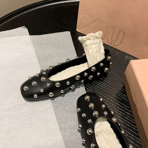 Zapatillas de Ballet de Piel Vacuna al por Mayor 2026, Antideslizantes, con Plantilla Transpirable de Piel de Oveja, para Mujer, Primavera/Verano - Product Image 4