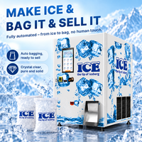 Distributeur de glace commercial extérieur à faible bruit, économe en eau, machine à glace en libre-service pour la restauration