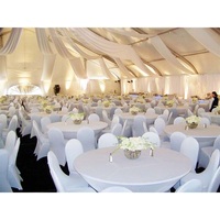 Carpas de PVC Resistentes al Viento para Exteriores, Cuatro Estaciones, con Marco de Aluminio, Impermeables 3000mm+, Carpas de 3 Habitaciones para Bodas y Eventos, Gran Venta